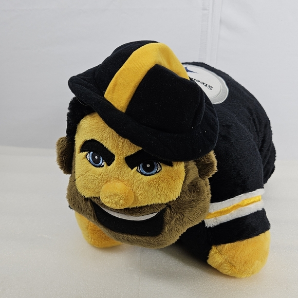 Pittsburgh Steelers Steely McBeam Authentic Pillow Pet NFL Football Plush - Picture 14 of 16